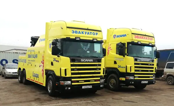 Эвакуаторы Scania